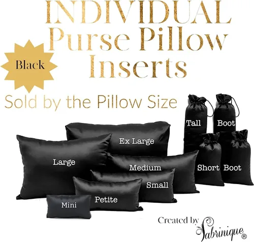 Vista 36 de Purse Insert Pillows - Custom Cushioned Handbag Fillers Shaper Inserts to Maintain Small to Large Purses