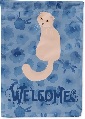 Vista 39 de Caroline's Treasures CK5005GF Bandera de bienvenida de gato abisinio para buzón, bandera decorativa para patio exterior, obras de arte de patio
