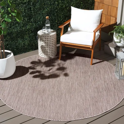 Vista 9 de SAFAVIEH Alfombra Lavable para Exteriores Colección Courtyard - 2'3" x 5', Azul Aqua y Gris, No Desprende Pelusa y Fácil Limpieza, Ideal para Patio