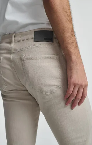 Vista 45 de Mavi Jake - Jeans para hombre, tiro regular, pierna ajustada