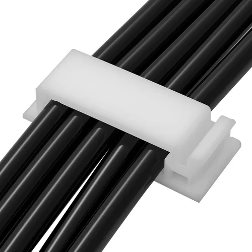 Vista 8 de XIAOXI Clips para cables con fuerte autoadhesivo, abrazaderas de alambre multiusos para organización de cables y corridos de cables, soporte