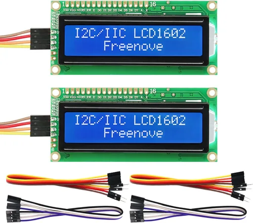 Vista 9 de Freenove Módulo I2C IIC LCD 1602, nuevo tipo TWI Serial 16x2, compatible con Arduino Raspberry Pi Pico ESP32 ESP8266