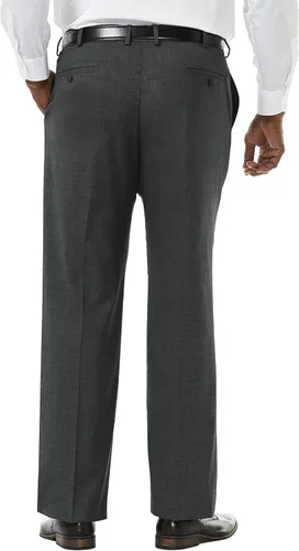 Vista 3 de J.M. Haggar Traje de ajuste clásico y recto para hombre, pantalones separados, tallas regulares y grandes y altas, Pizarra mediana