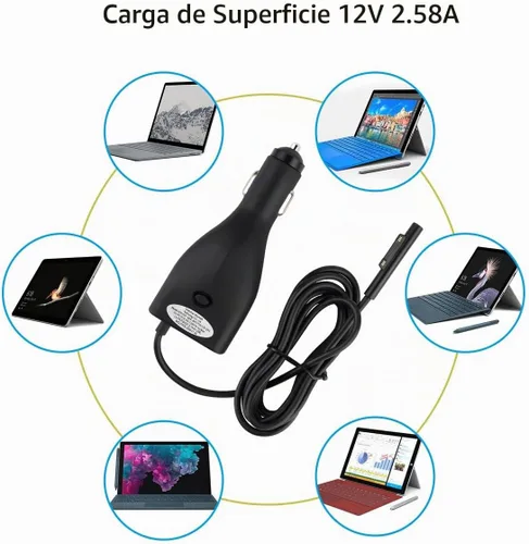 Vista 5 de Cargador de coche de superficie, fuente de alimentación de 42W 12V 2.58A