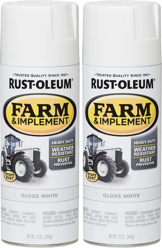 Vista 20 de Rust-Oleum 280135 Pintura en aerosol para granjas e implementos, 12 onzas, color naranja Allis Chalmers, (paquete de 1)