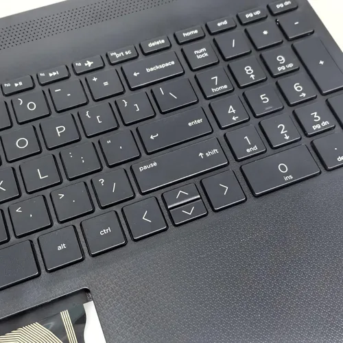 Vista 3 de Funda superior de repuesto para HP 15T-DY 15Z-EF 15S-EQ 15s-fq 15-EF serie 15-EF Asamblea de teclado para portátil L89859-001 Negro azabache
