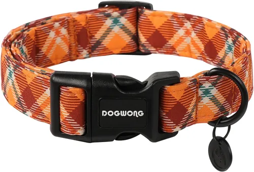 Vista 46 de DOGWONG Collar para perro de San Valentín, collar ajustable de algodón con corazón de caramelo azul, perfecto para perros pequeños a medianos
