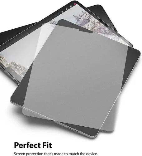 Vista 3 de Ringke Paper Touch - Película dura compatible con iPad Pro 12.9 protector de pantalla (6ª generación 2022, 5ª 2021, 4ª 2020, 3ª 2018), papel mate