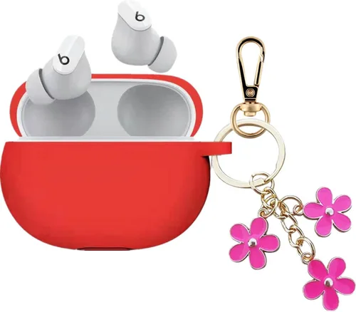 Vista 8 de Funda para nuevos Beats Studio Buds + funda 2023/2021, bonita funda de silicona de Beats Studio Buds de carga, auriculares inalámbricos protectores