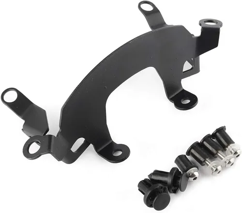 Vista 7 de Parabrisas de moto para Kawasaki Z900 2017-2018, negro