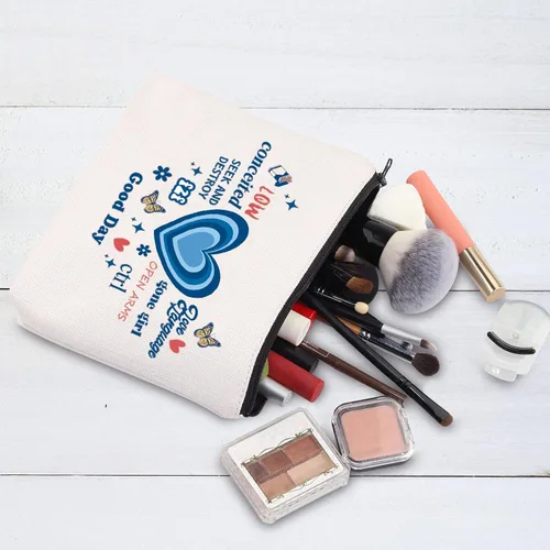 Vista 5 de BWWKTOP Singer Album Cosmético Bolsa de Maquillaje Cantante Concierto Fans Regalo Cantante Maquillaje Cremallera Bolsa Bolsa Cantante Mercancía