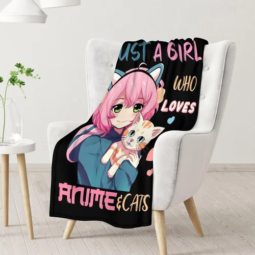 Vista 2 de Manta para niños, niñas de 4 a 6 años - 40x30 pulgadas Mantas pequeñas para sillas, sofá y oficina - Solo una niña que ama regalos temáticos Ideas