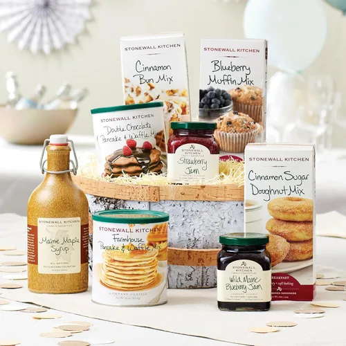 Vista 16 de Stonewall Kitchen Down East Breakfast Gift (regalo de 4 piezas)