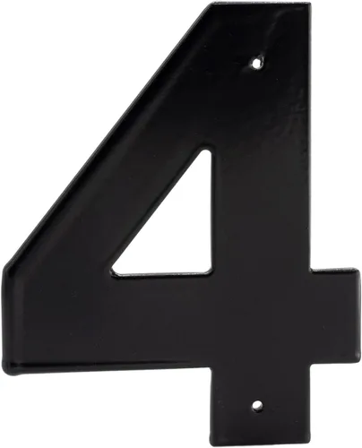Vista 14 de Montague Metal Products - Números de casa individuales, escritos en letra Helvetica