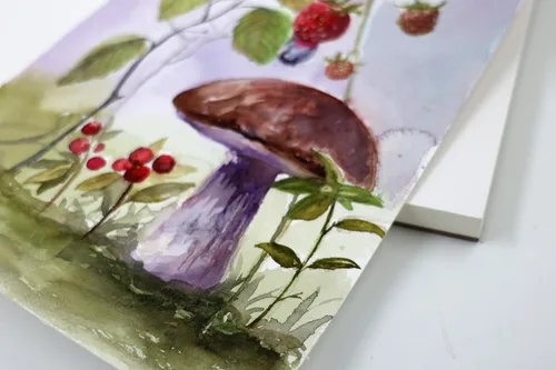 Vista 6 de Viburnum Art Bloc de papel de acuarela de algodón, 160 libras/12.35 oz/m², prensa en frío, bloque de acuarela, papel de artista para adultos