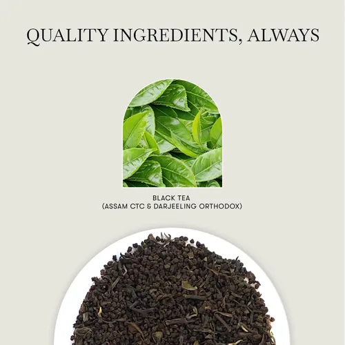 Vista 3 de Luxmi Estates Assam Gold Chai 100 gm Colección Signature India Té CTC Colección de té negro Antioxidantes Té Assam Valley Cardamomo