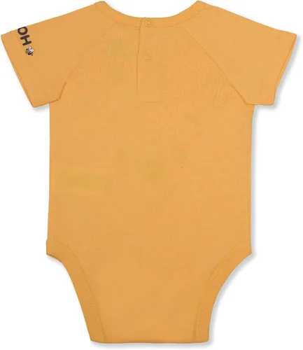 Vista 3 de Disney Winnie The Pooh - Conjunto de body y jogger para niños recién nacidos y bebés, azul marinoamarillo