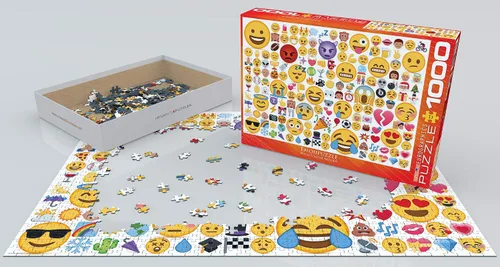 Vista 3 de EuroGraphics Emoji ¿Cuál es tu estado de ánimo? (1000 piezas) Rompecabezas