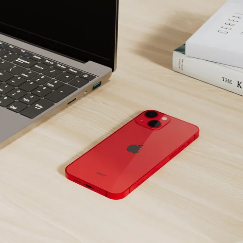 Vista 2 de Apple iPhone 14, 128 GB, (Producto) Rojo para GSM (Renovado Prémium)