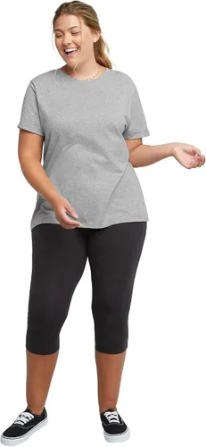 Vista 5 de Just My Size Calzas capri elastizadas de jersey talle grande para mujer