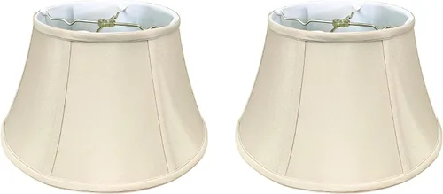 Vista 9 de Royal Designs, Inc. BS-711-12AGL - Pantalla para lámpara de pared, diseño de campana de tambor poco profundo, 8 x 12,5 x 7,6 pulgadas