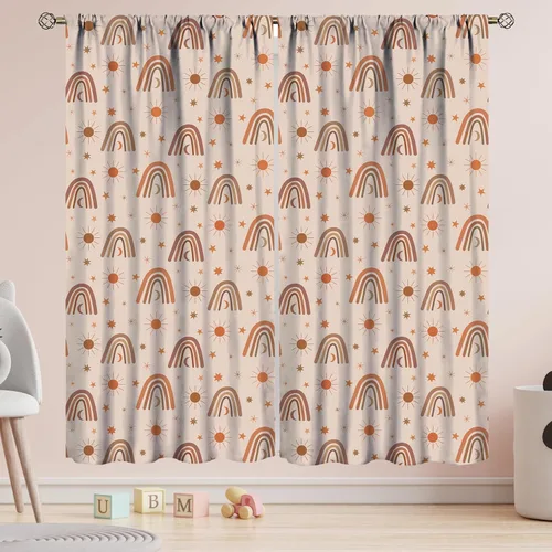 Vista 13 de Cortinas espaciales para ventana gamer con controlador de juego neón y diseño de planeta, cortinas decorativas para dormitorio, sala de juegos, sala