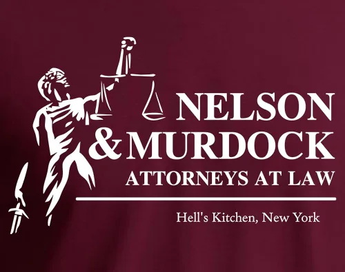 Vista 2 de Camiseta Nelson & Murdock - Abogados - Hell's Kitchen New York