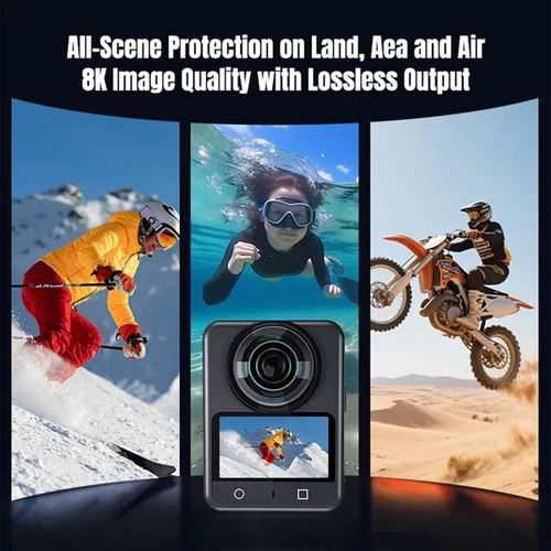 Vista 7 de Cubierta protectora de lente para cámara DJI Osmo 360, protector de lente a presión de PC duro compatible con DJI Osmo 360 Accesorios de cámara