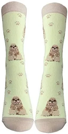 Vista 4 de Calcetines para amantes de las mascotas, divertidos, para todas las estaciones, talla única, para mujeres y hombres, regalos de gatos y perros