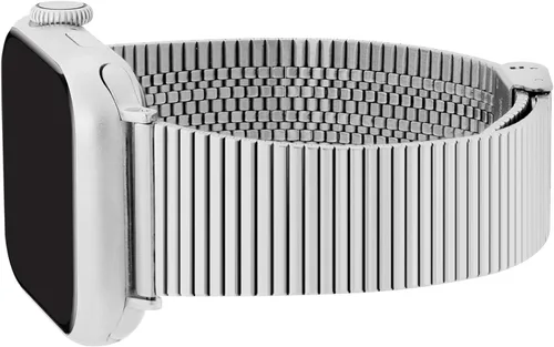 Vista 14 de Anne Klein Correa de acero inoxidable para Apple Watch, segura, ajustable, correa de repuesto para Apple Watch, se adapta a la mayoría de muñecas