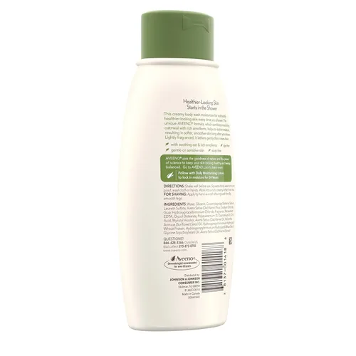 Vista 6 de Aveeno Jabón corporal hidratante diario, 12 onzas líquidas