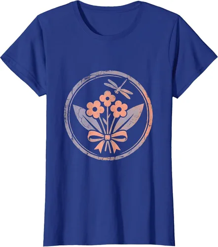 Vista 12 de Flowy Sundress in Ocean Breeze Summer Fashion T-Shirt Navy Blue