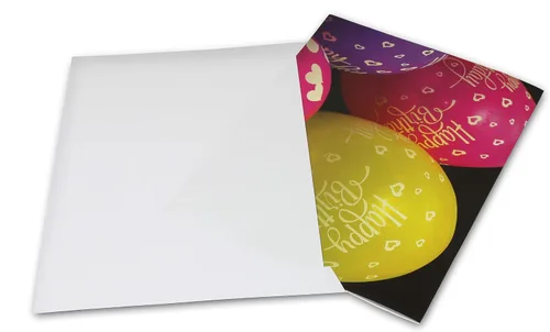 Vista 2 de Small World Greetings Tarjeta de feliz cumpleaños grande y vibrante para fiesta de grupo, interior en blanco con sobre, 11.75 x 9 pulgadas, perfecta