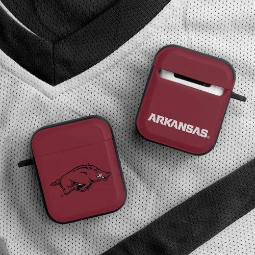 Vista 4 de Affinity Bands Arkansas Razorbacks HDX - Funda compatible con Apple AirPods Gen 1 y 2 (clásico)