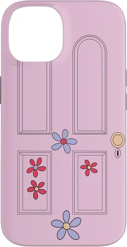 Vista 4 de Disney and Pixar's Monsters, Inc. Boo Door - Carcasa para iPhone 17, color lila