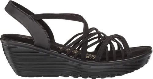 Vista 6 de Skechers Parallel Crossed Wires - Sandalias con talón descubierto y plataforma para mujer