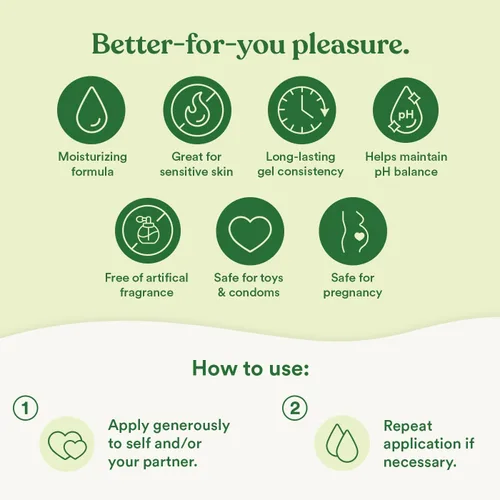 Vista 4 de Good Clean Love - Lubricante Almost Naked de 1,5 onzas fluidas, Verde, 1