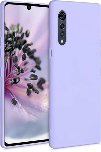 Vista 9 de kwmobile Funda compatible con LG Velvet Case - Funda protectora de silicona TPU suave y delgada - Arctic Night