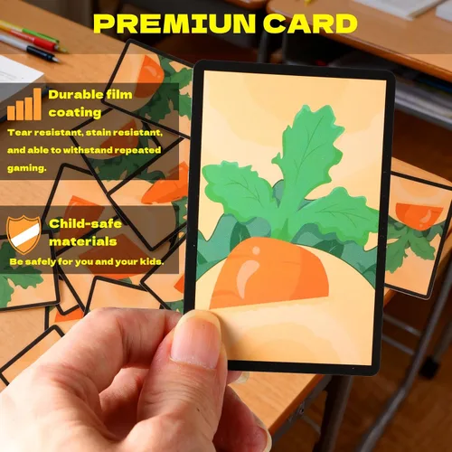 Vista 2 de Slap Jack - Juego de cartas divertido y colorido para niños, adolescentes y familias, perfecto para viajes, noche de juegos, tiempo en familia