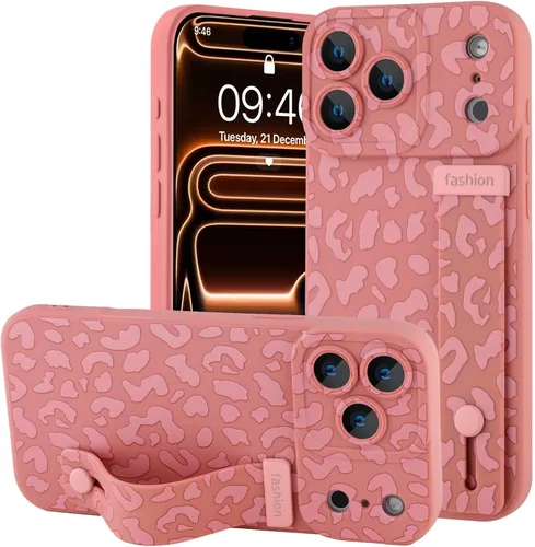 Vista 95 de OOK - Funda compatible con iPhone 11 en color vino rojo con estampado de leopardo, de TPU a prueba de golpes, cubierta delgada de silicona
