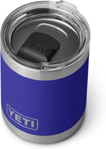 Vista 16 de Yeti Rambler Vaso corto de 10 onzas con aislamiento térmico al vacío, de acero inoxidable, con tapa MagSlider Rosa arenisca.