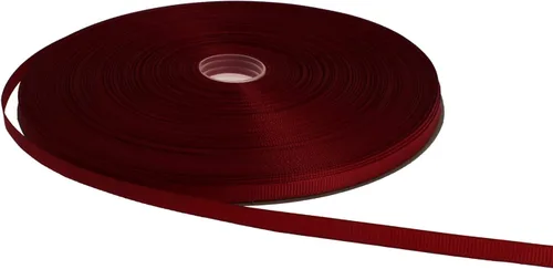 Vista 28 de Cinta de grogrén sólido de 100 yardas cada rollo, 100% poliéster (1/4", beige)