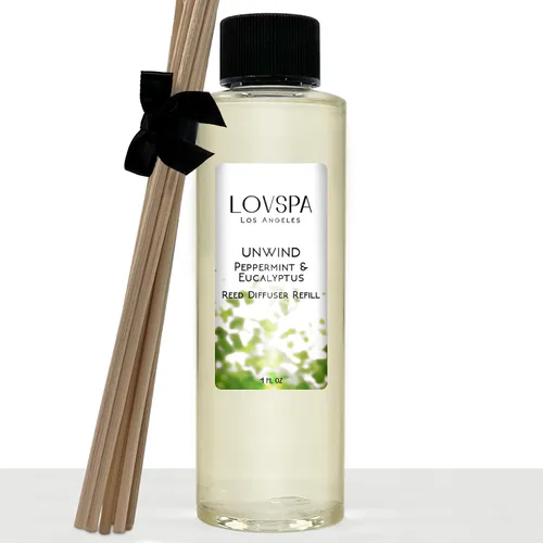 Vista 13 de Amber Romance - Recambio de aceite difusor de varillas con varillas de junco, ámbar cálido, sándalo y notas florales, aceites esenciales de lirio