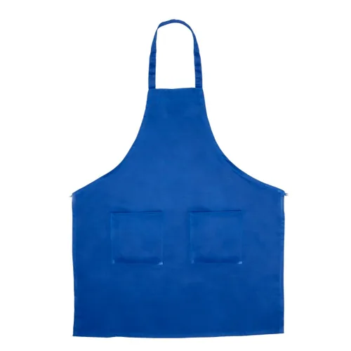 Vista 16 de Delantal profesional de longitud completa aprobado por el chef con dos bolsillos frontales, correa ajustable y resistente al agua para el personal