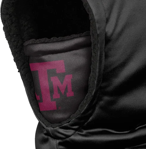 Vista 3 de FOCO NCAA womens Ncaa Team Logo Hooded Gaiter Balaclava Face Cover Negro