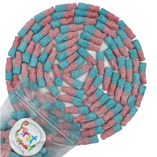 Vista 5 de FirstChoiceCandy Botellas de cola de gomitas (frambuesa azul agria, 2 libras (paquete de 1))
