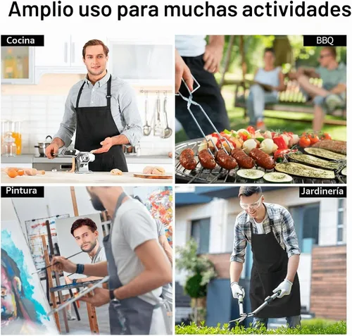 Vista 7 de Custom Apron 1-100 PCS For Men Women with Your Photo Text Logo Personalized Chef & Grilling Aprons For Gifts