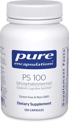 Vista 8 de Pure Encapsulations PS 100 Suplemento de fosfatidilserina para el cerebro y la memoria* 60 cápsulas