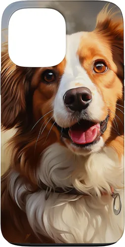 Vista 23 de iPhone 16 Kooikerhondje Portrait Colour Artwork Case