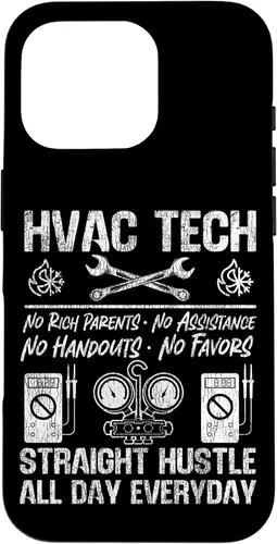 Vista 20 de HVAC Technician Tech Vintage HVAC Tech No Rich Parents No Case for iPhone 16
